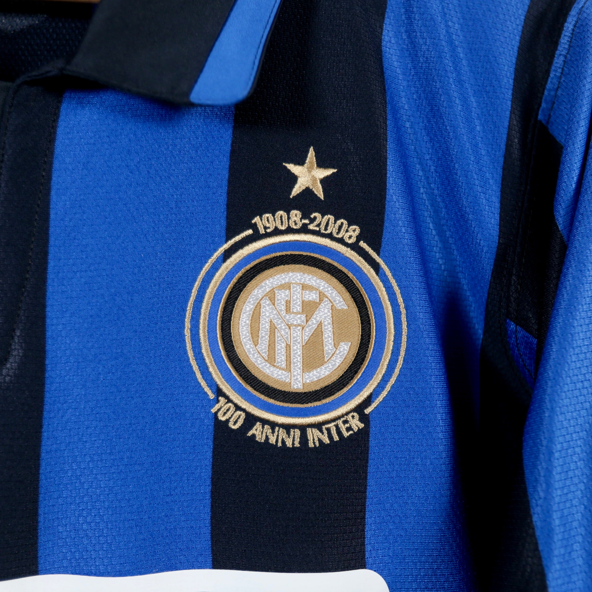 Inter 07/08 Home - Nike - Adriano - Size M