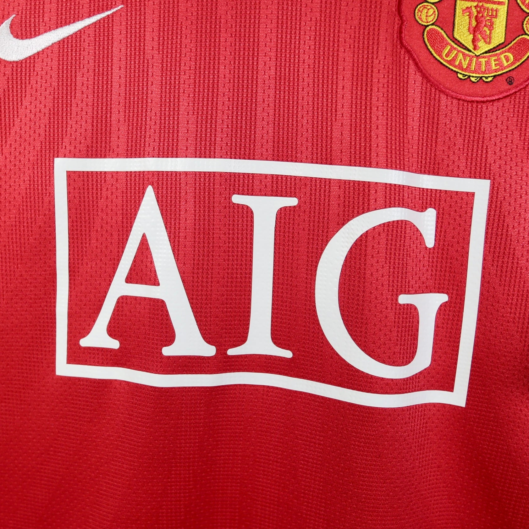 Manchester United 07/09 Home - Nike - Cristiano Ronaldo - Size L