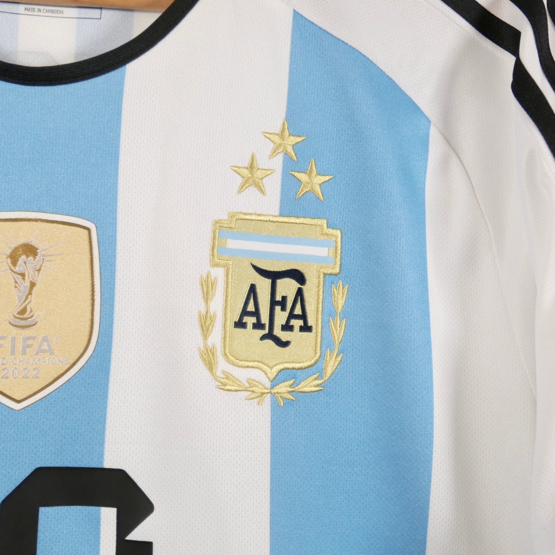Argentina 2022 Home - Adidas - Lionel Messi - Size L