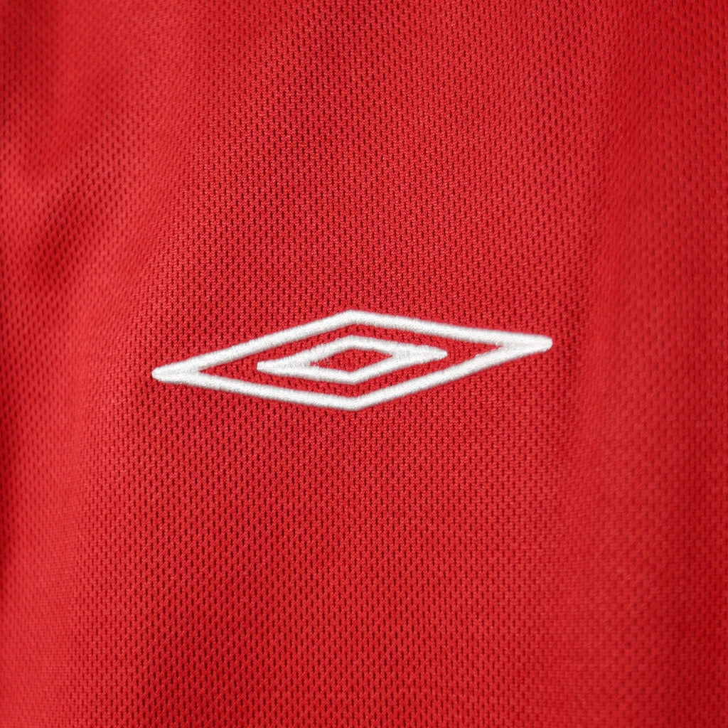 England 2002 Away – Umbro - David Beckham | Size M | Long Sleeve | Reversible