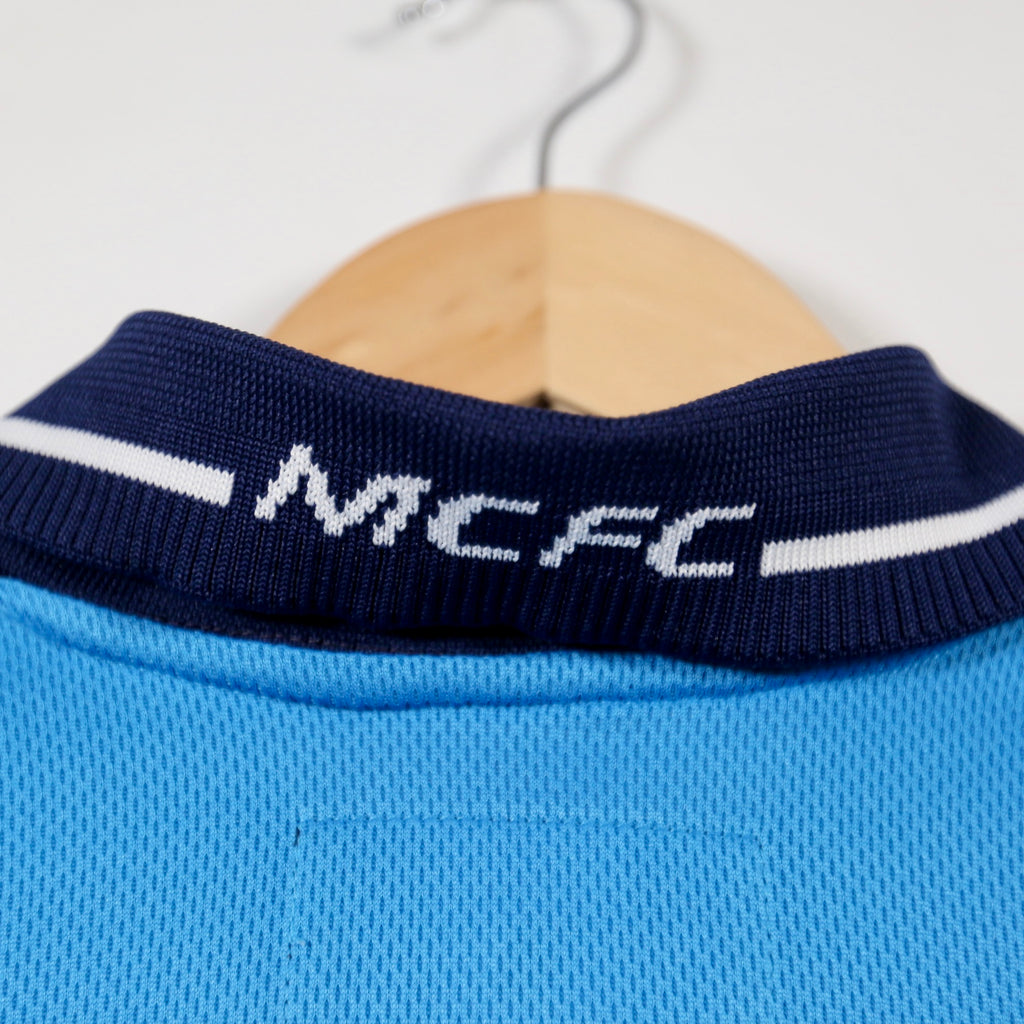 Manchester City 01/02 Home – Le Coq Sportif - Shaun Goater | Size L