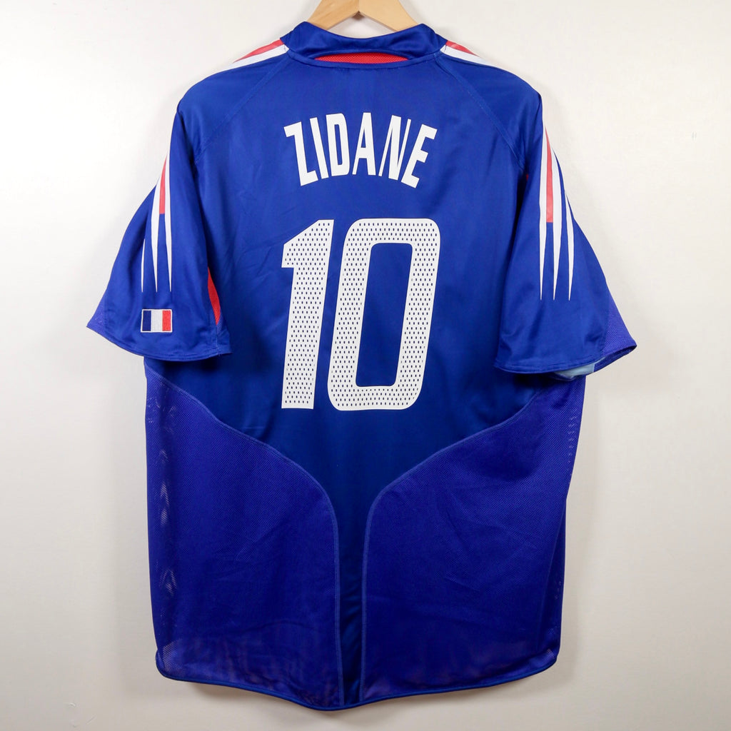 France 2004 Home – Adidas - Zinedine Zidane | Size XL