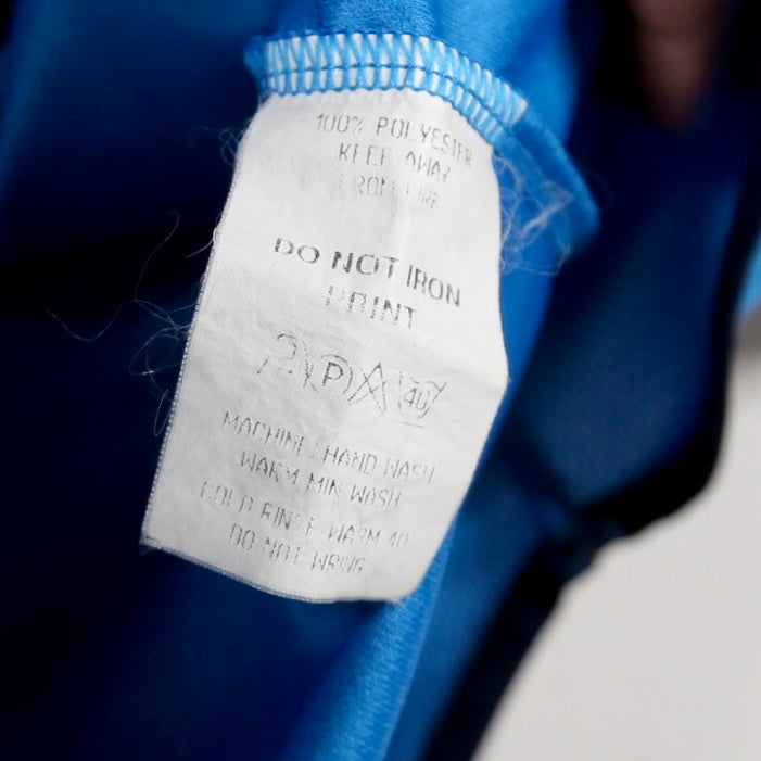 Manchester City 01/02 Home – Le Coq Sportif - Shaun Goater | Size L