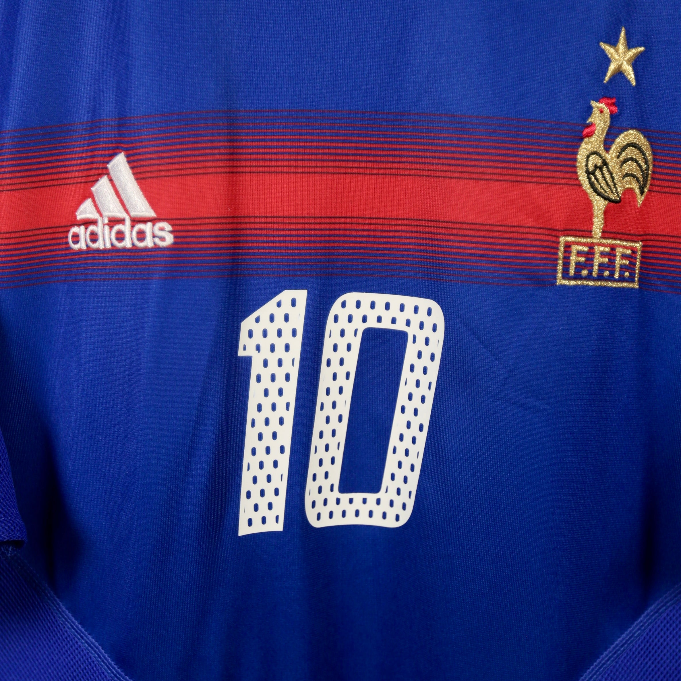France 2004 Home – Adidas - Zinedine Zidane | Size XL