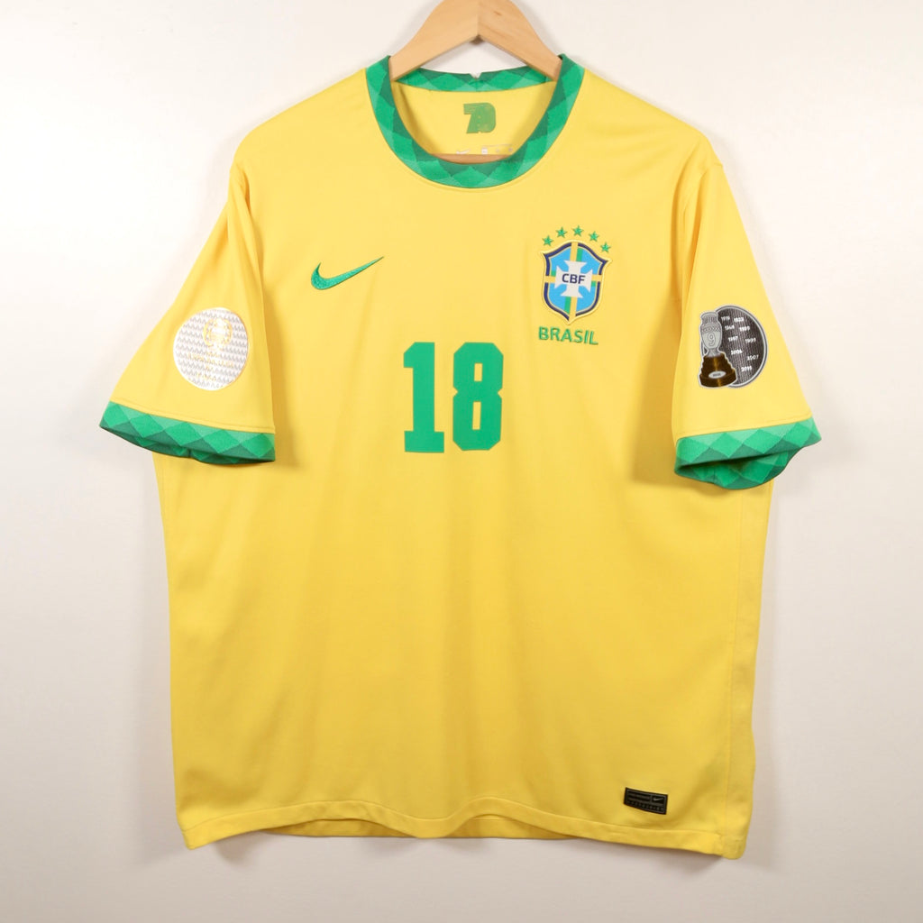 Brazil 2020 Home – Nike - Vini Jr | Size XL