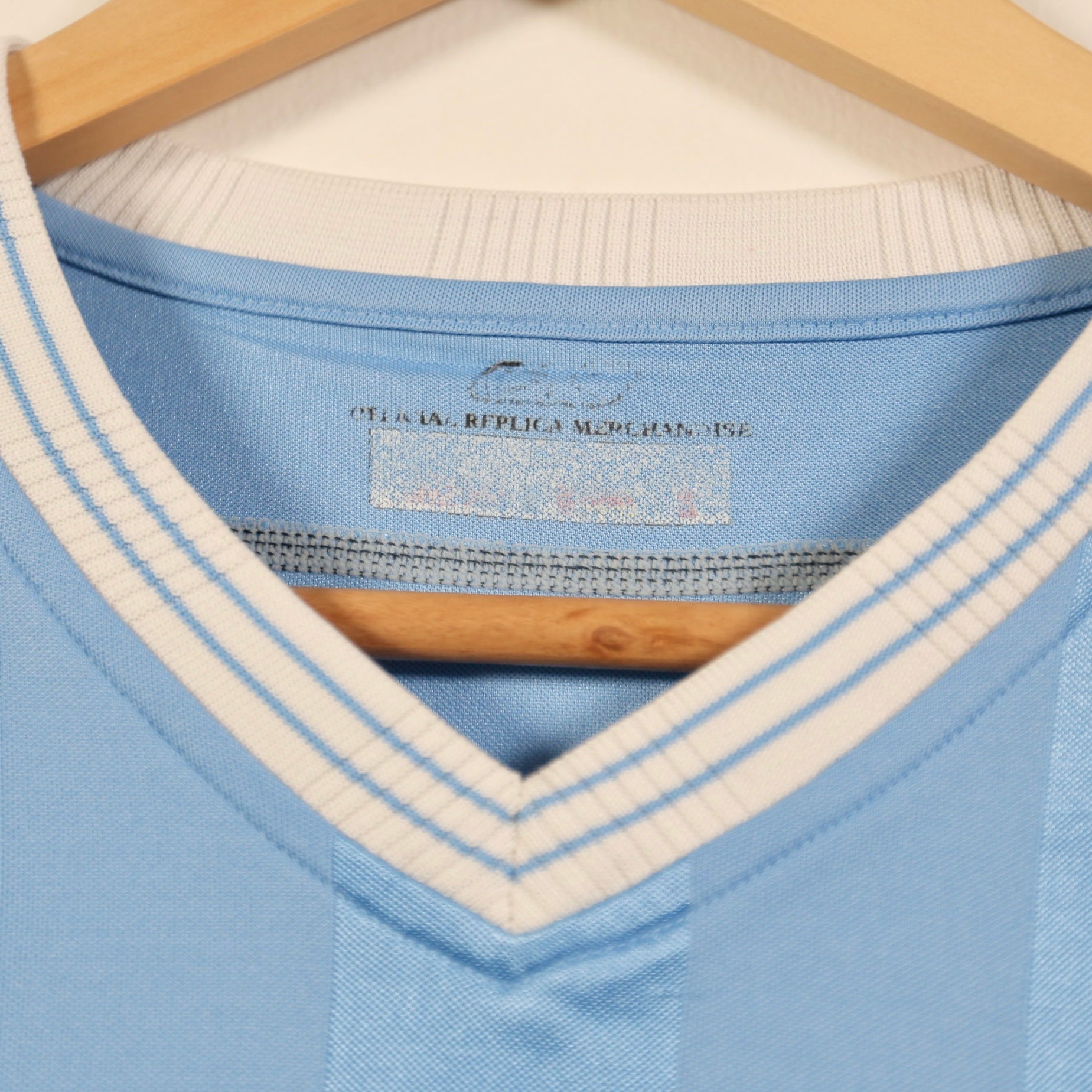 Manchester City 03/04 Home – Reebok - Nicolas Anelka | Size L