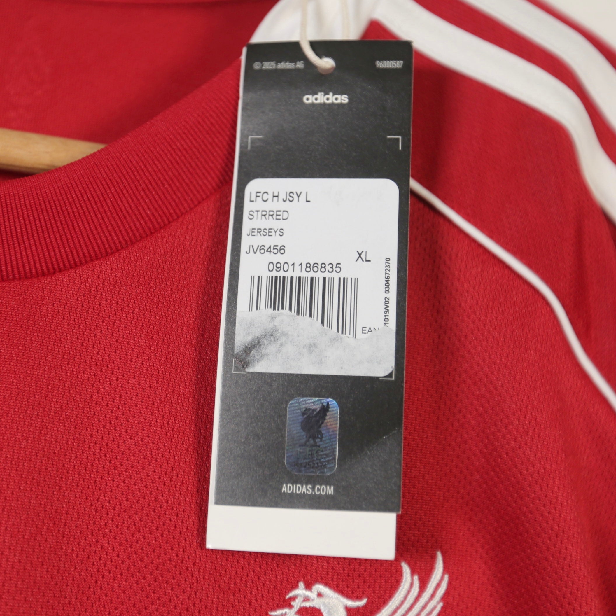 Liverpool 25/26 Home - Ekitike - Size XL - BNWT - LS