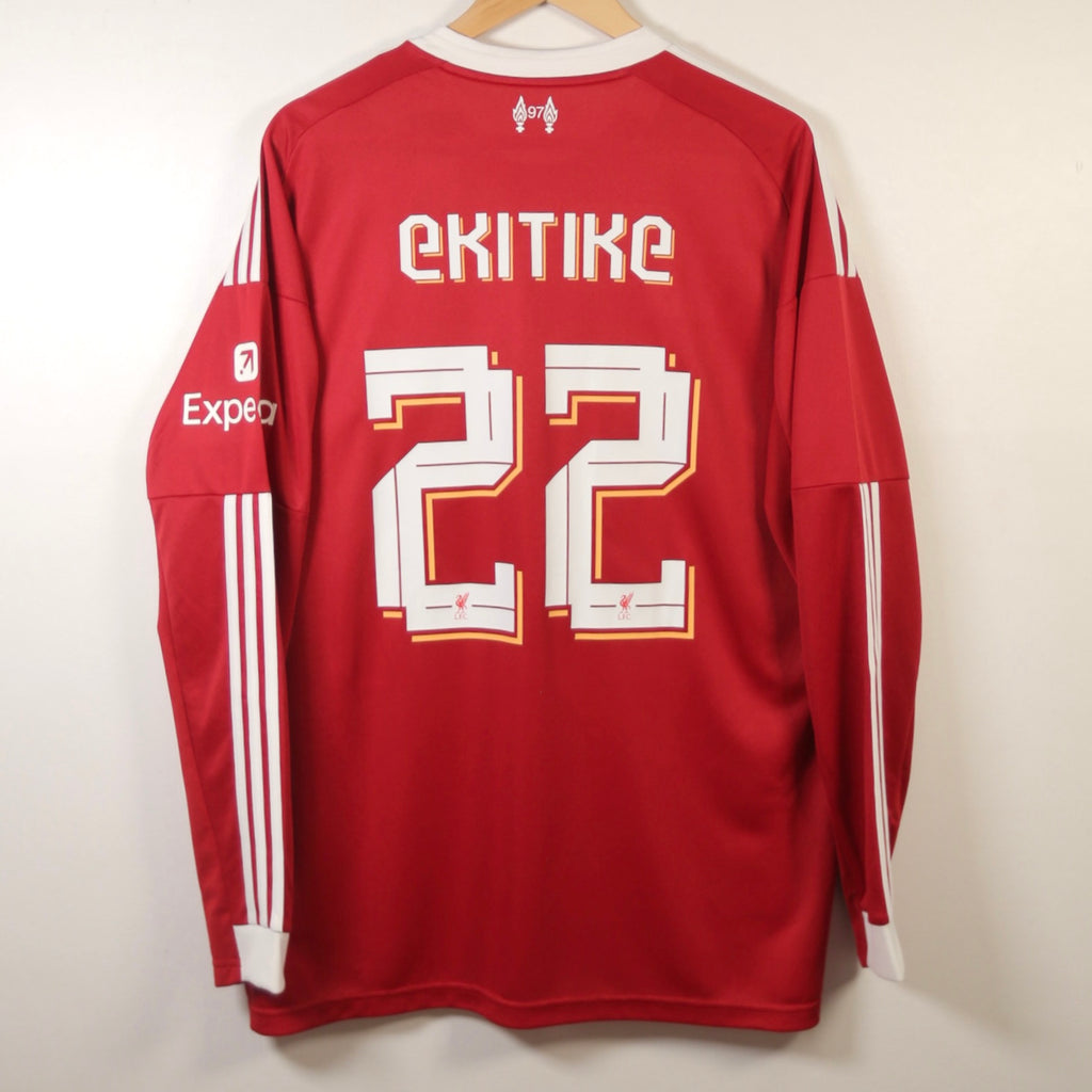 Liverpool 25/26 Home - Ekitike - Size XL - BNWT - LS