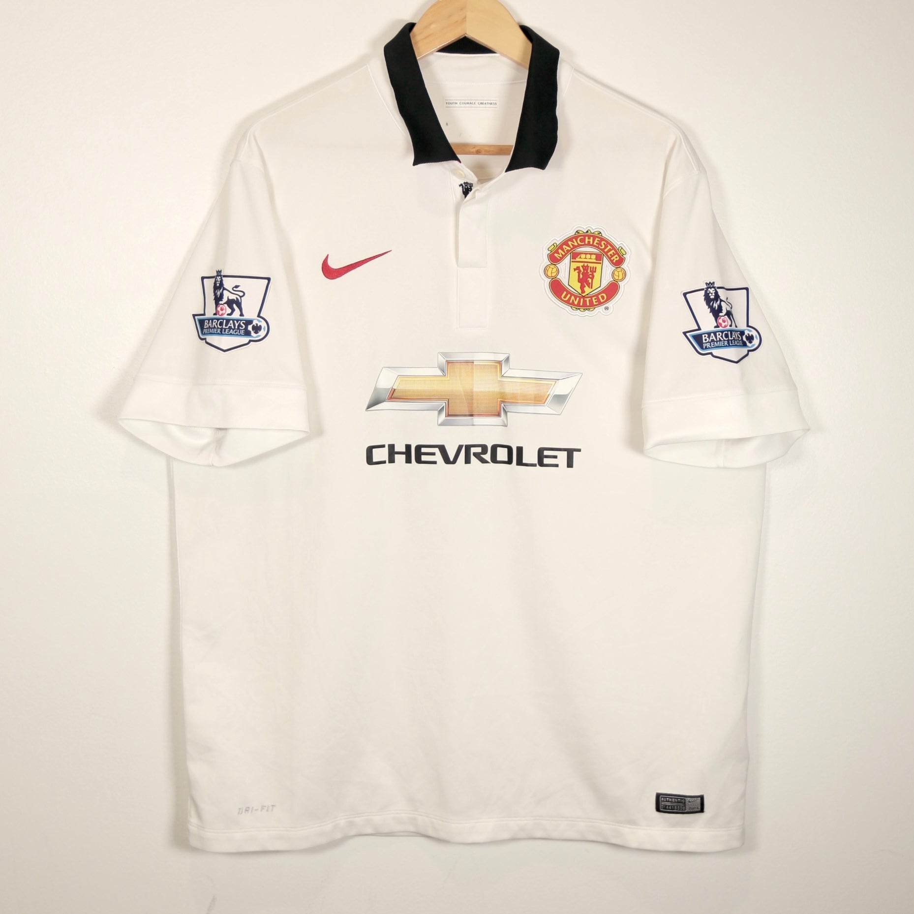 Manchester United 14/15 Away - Juan Mata - Size XL - Authentic Nike
