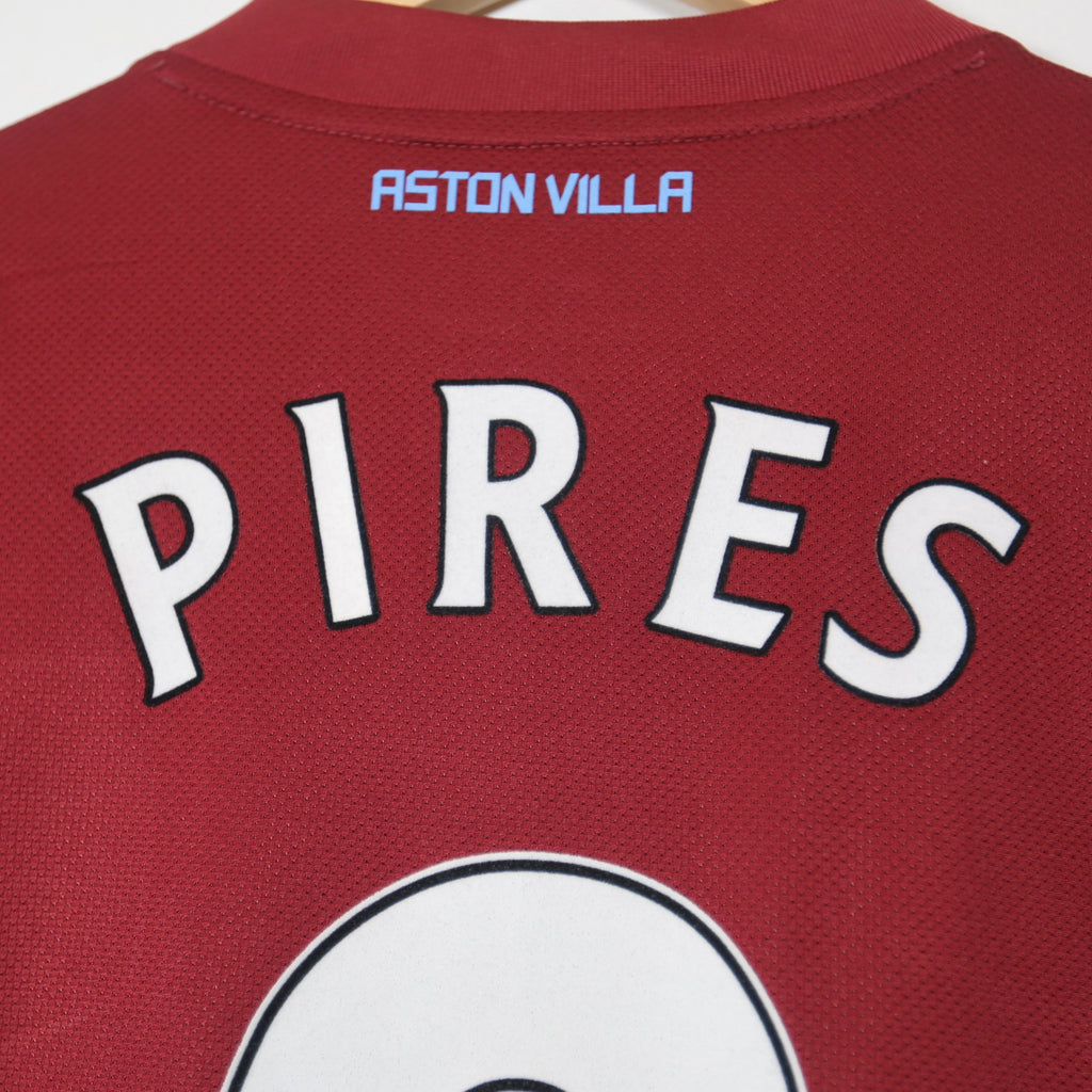 Aston Villa 10/11 Home - Robert Pires - Size M - Authentic Nike