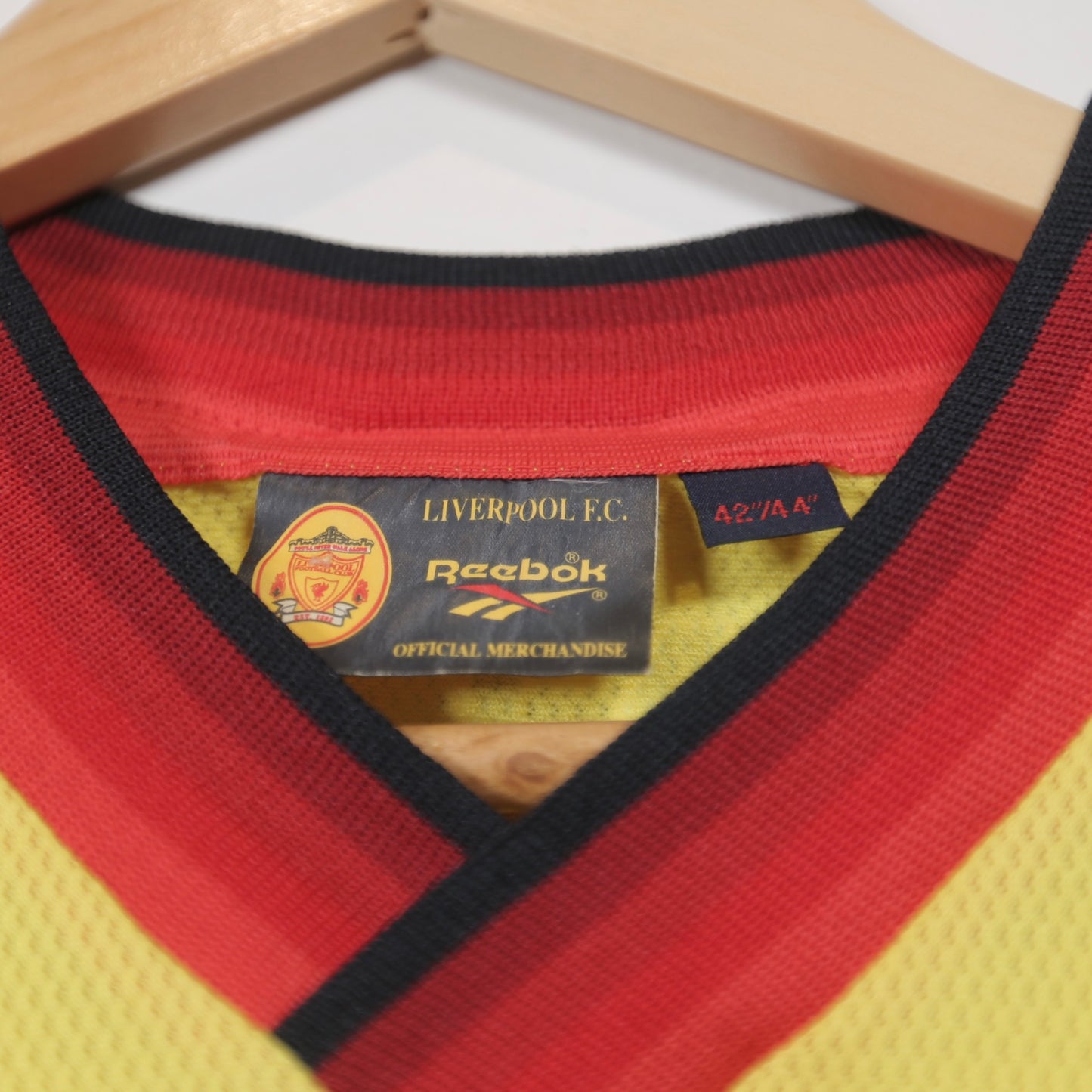 Liverpool 97/98 Away - Steve McManaman - Size L - Authentic Reebok