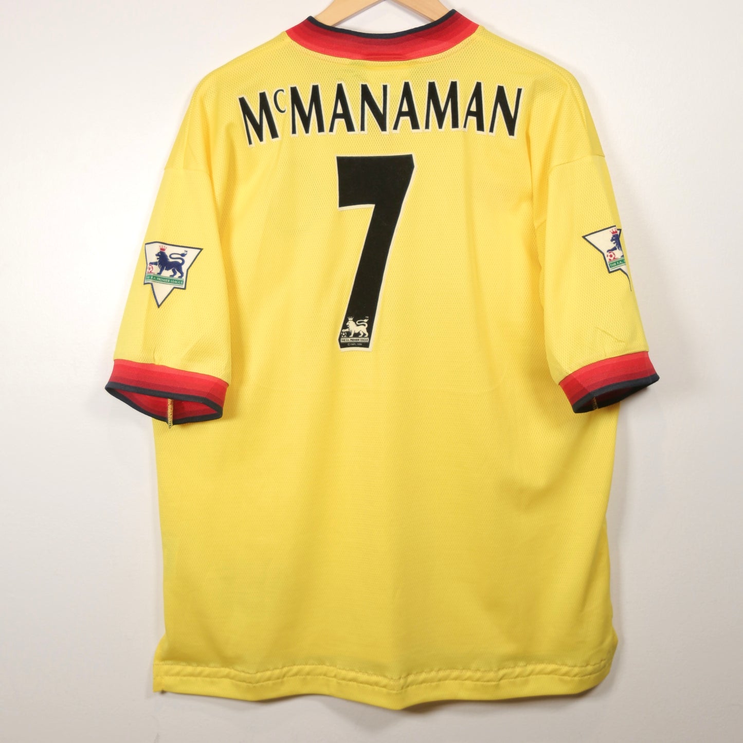 Liverpool 97/98 Away - Steve McManaman - Size L - Authentic Reebok