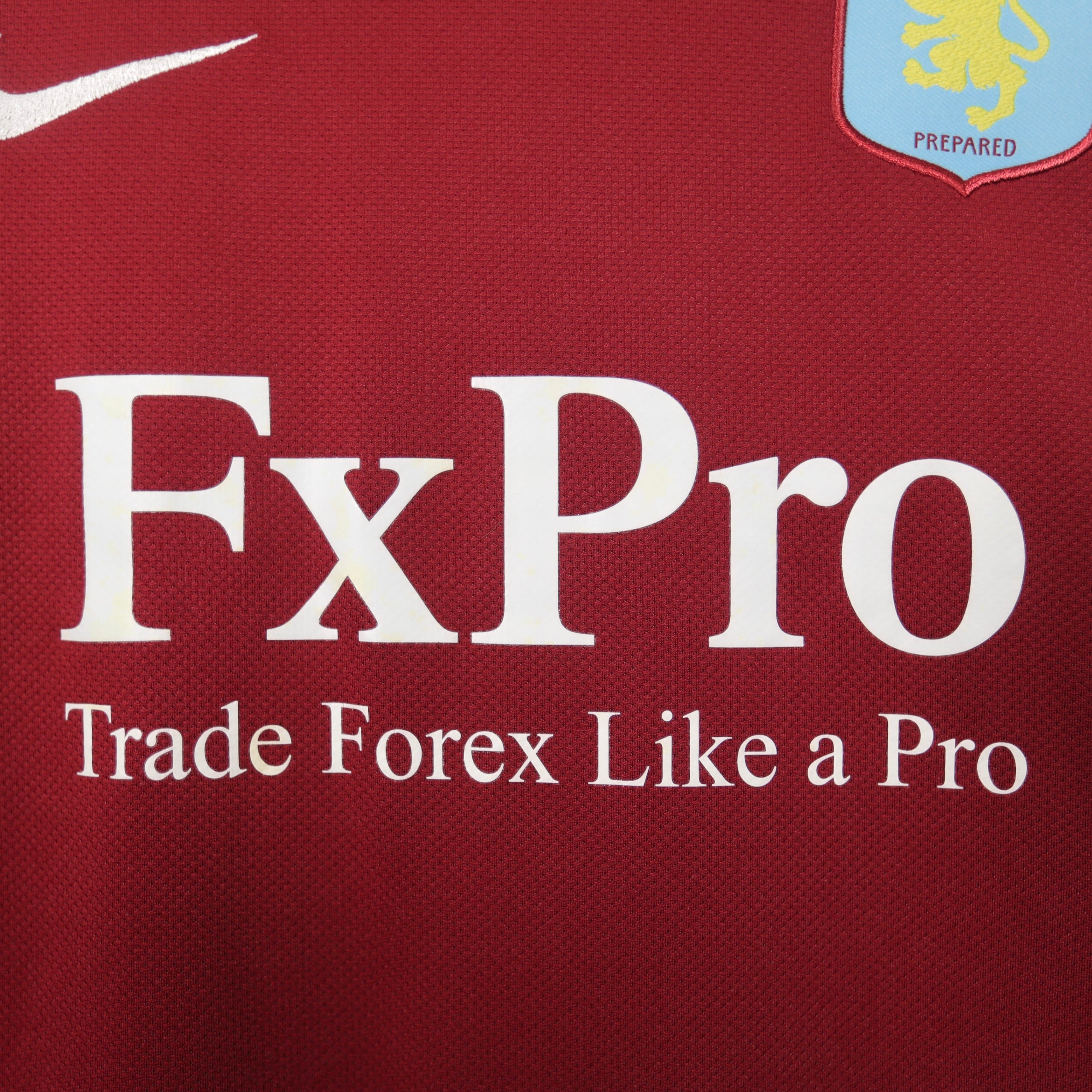 Aston Villa 10/11 Home - Robert Pires - Size M - Authentic Nike