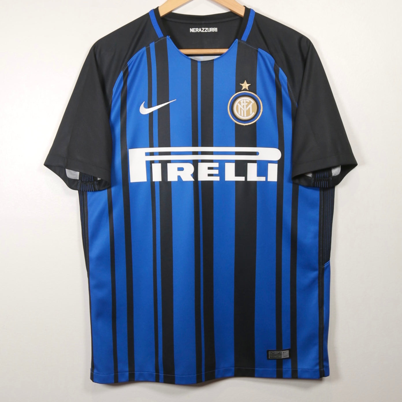 Inter 17/18 Home - Mauro Icardi - Size M - Authentic Nike