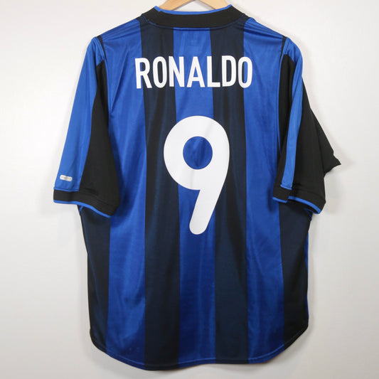 Inter 00/01 Home - Ronaldo - Size M - Authentic Nike