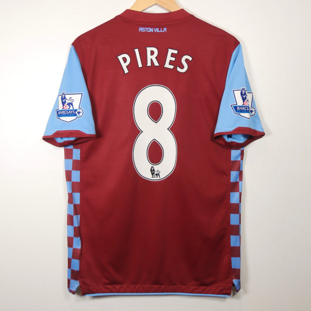 Aston Villa 10/11 Home - Robert Pires - Size M - Authentic Nike