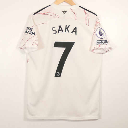 Arsenal 20/21 Away - Bukayo Saka - Size M - Authentic Adidas