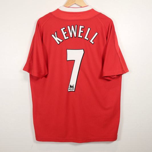 Liverpool 02/04 Home - Harry Kewell - Size XL - Authentic Reebok