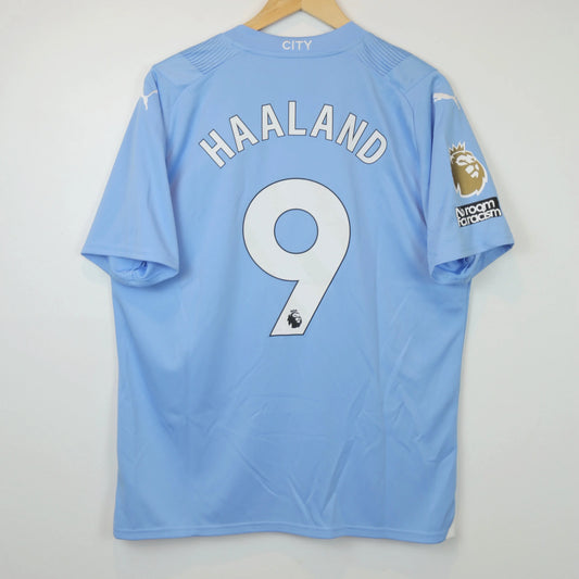 Manchester City 23/24 Home - Haaland - BNWT - Size L - Authentic Puma