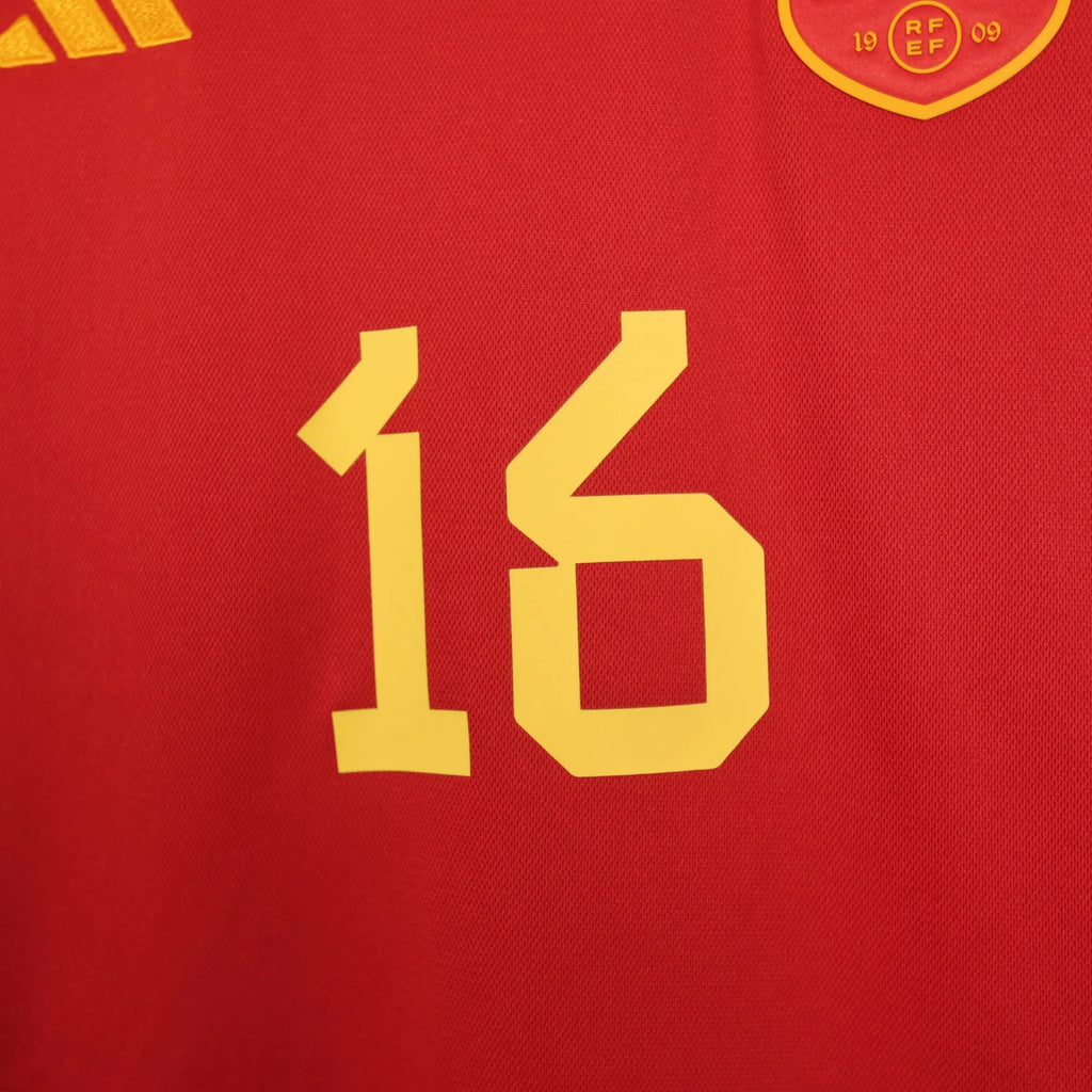 Spain 2022 Home - Rodri - Size XL - Authentic Adidas