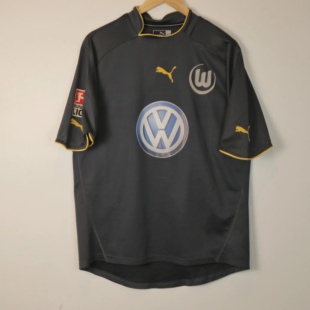 Wolfsburg 03/04 Away - Andrés D'alessandro - Size L - Authentic Puma