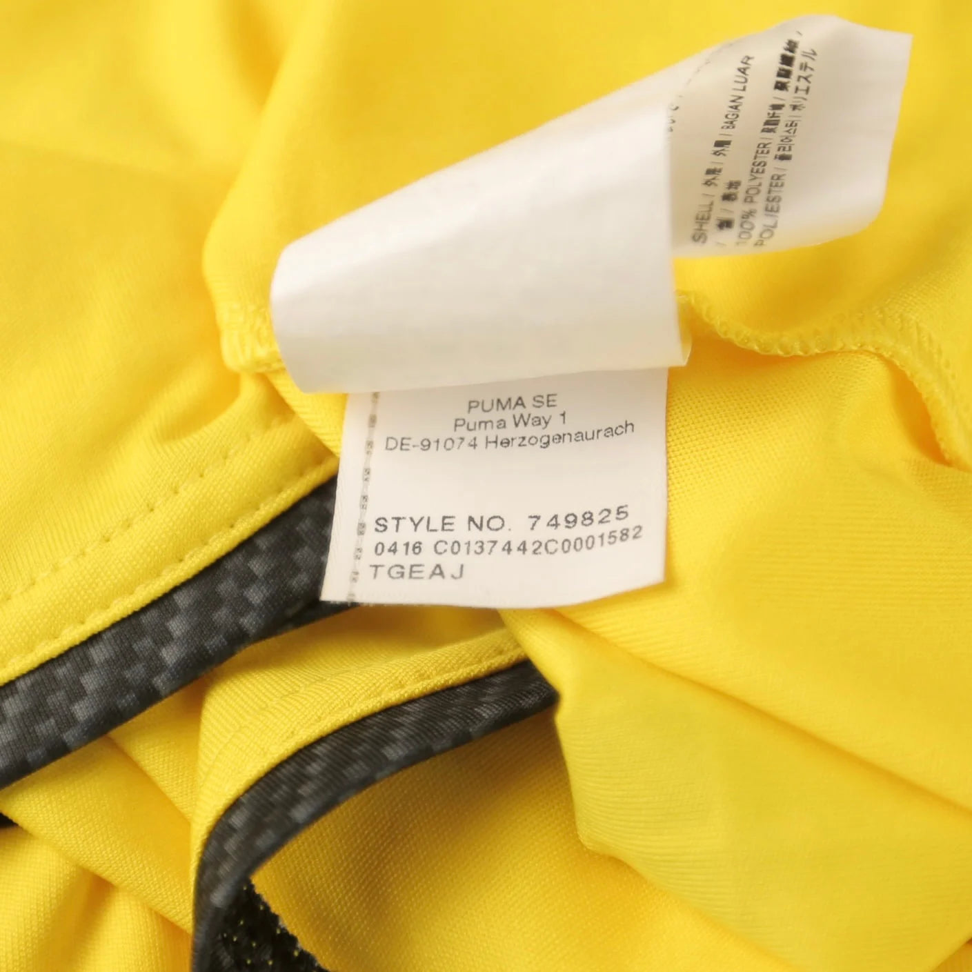 Borussia Dortmund 16/17 UCL Home - Pulisic - Size XL - Authentic Puma