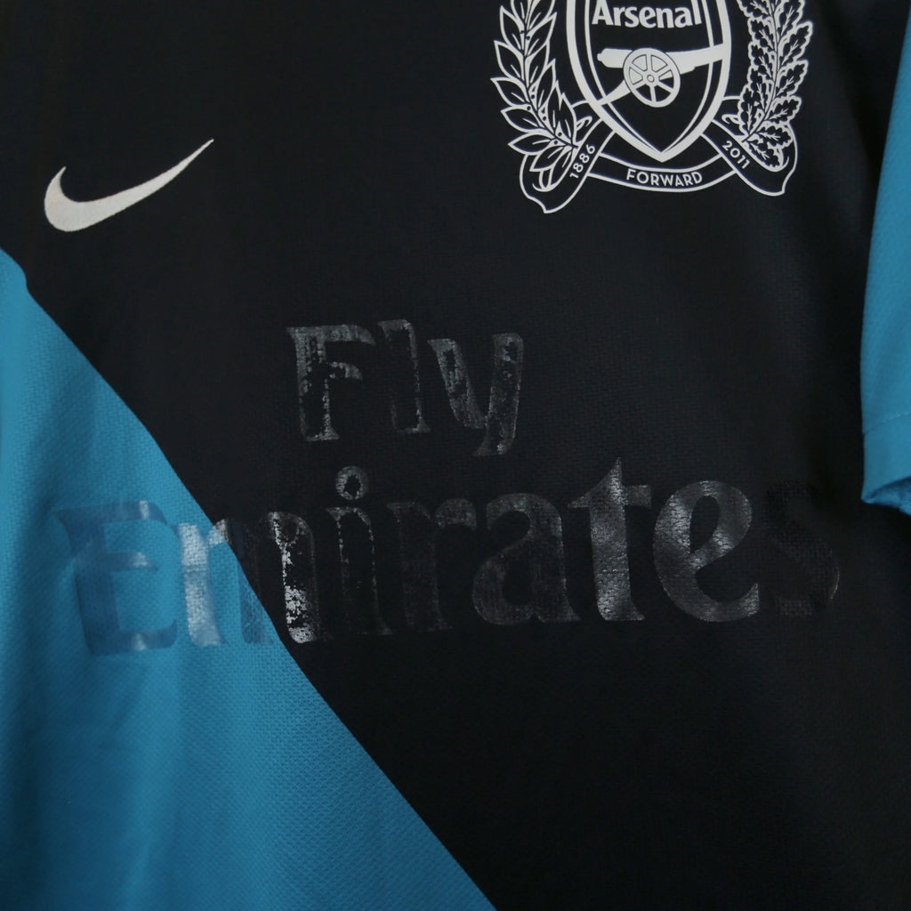 Arsenal 11/12 Away - Arteta - Size L - Authentic Nike