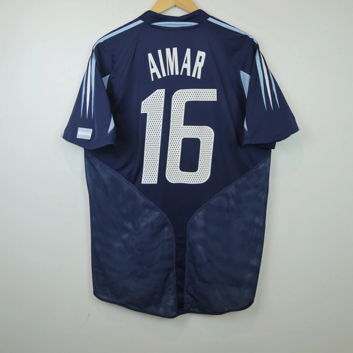 Argentina 2004 Away - Aimar - Size M - Authentic Adidas