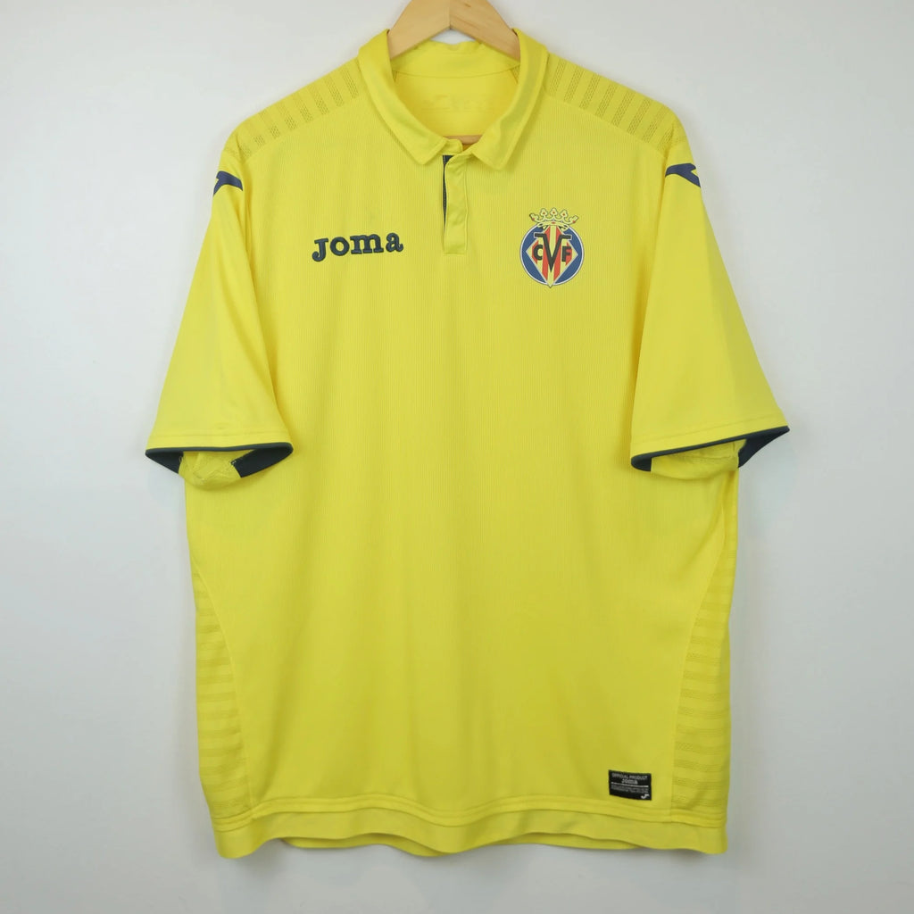 Villarreal 17/18 Home - Rodri - Size XL - Authentic Joma