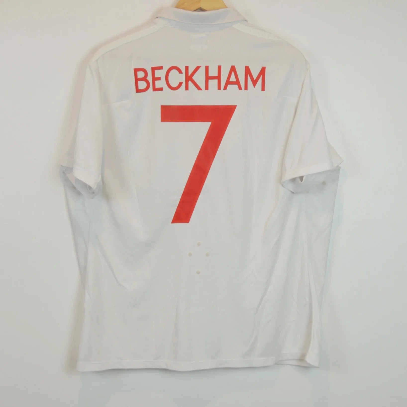 England 2010 Home - Beckham - Size XL - Authentic Umbro