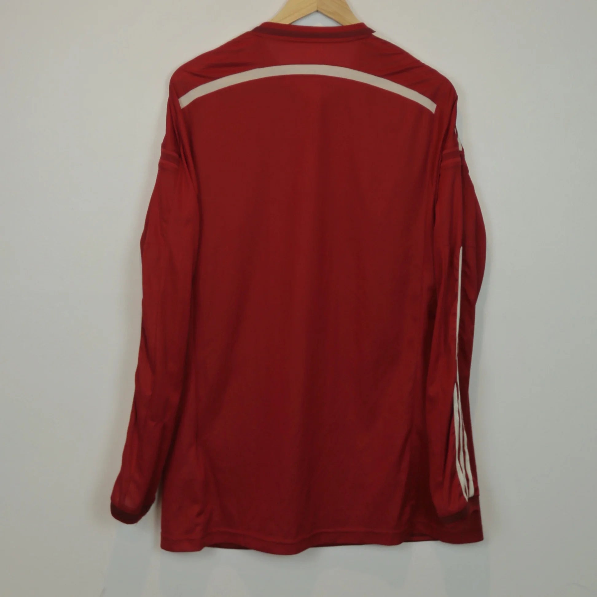 Denmark 2014 Home - Player Version - Size 8 (Fits like M) - Authentic Adidas