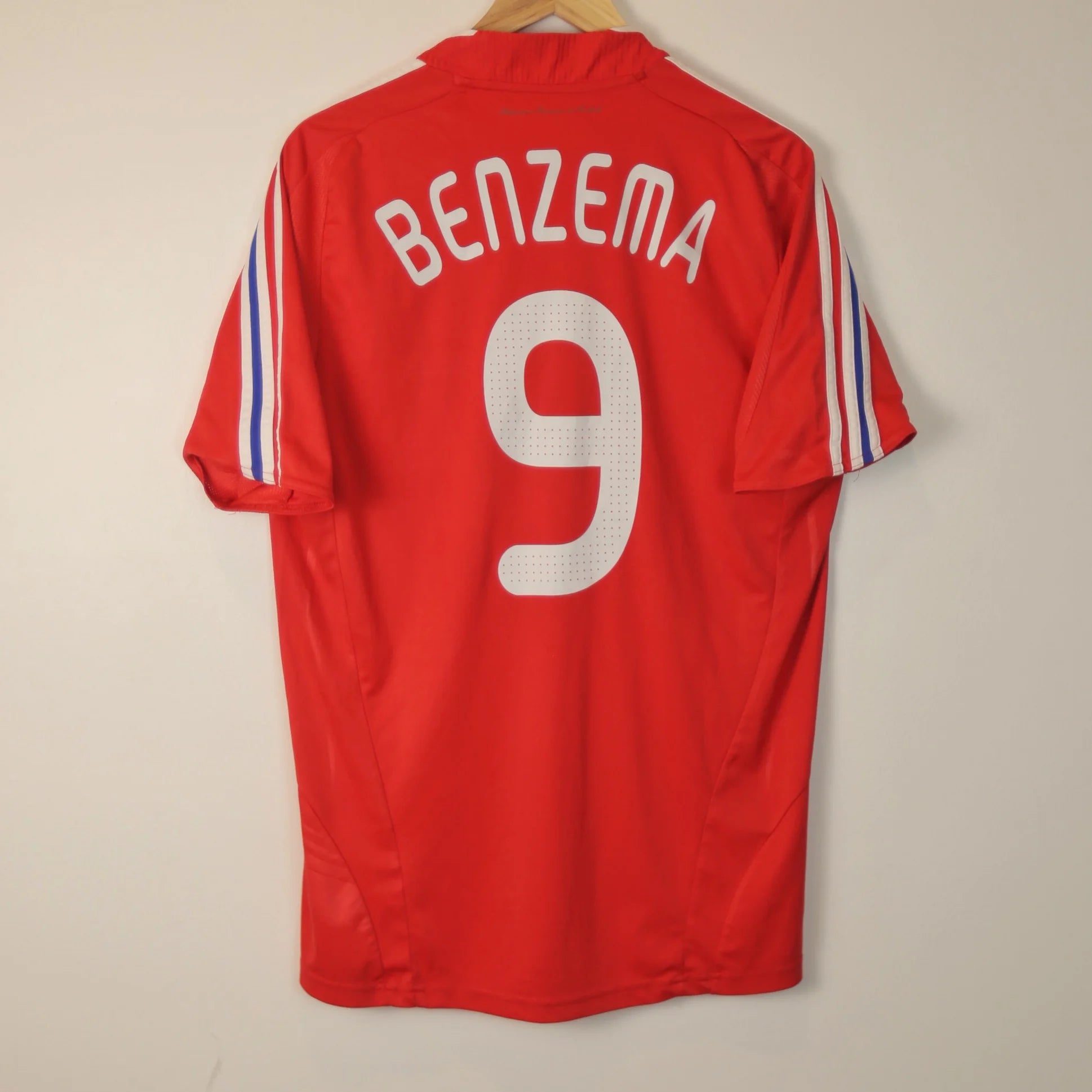 France 2008 Away - Karim Benzema - Size M - Authentic Adidas