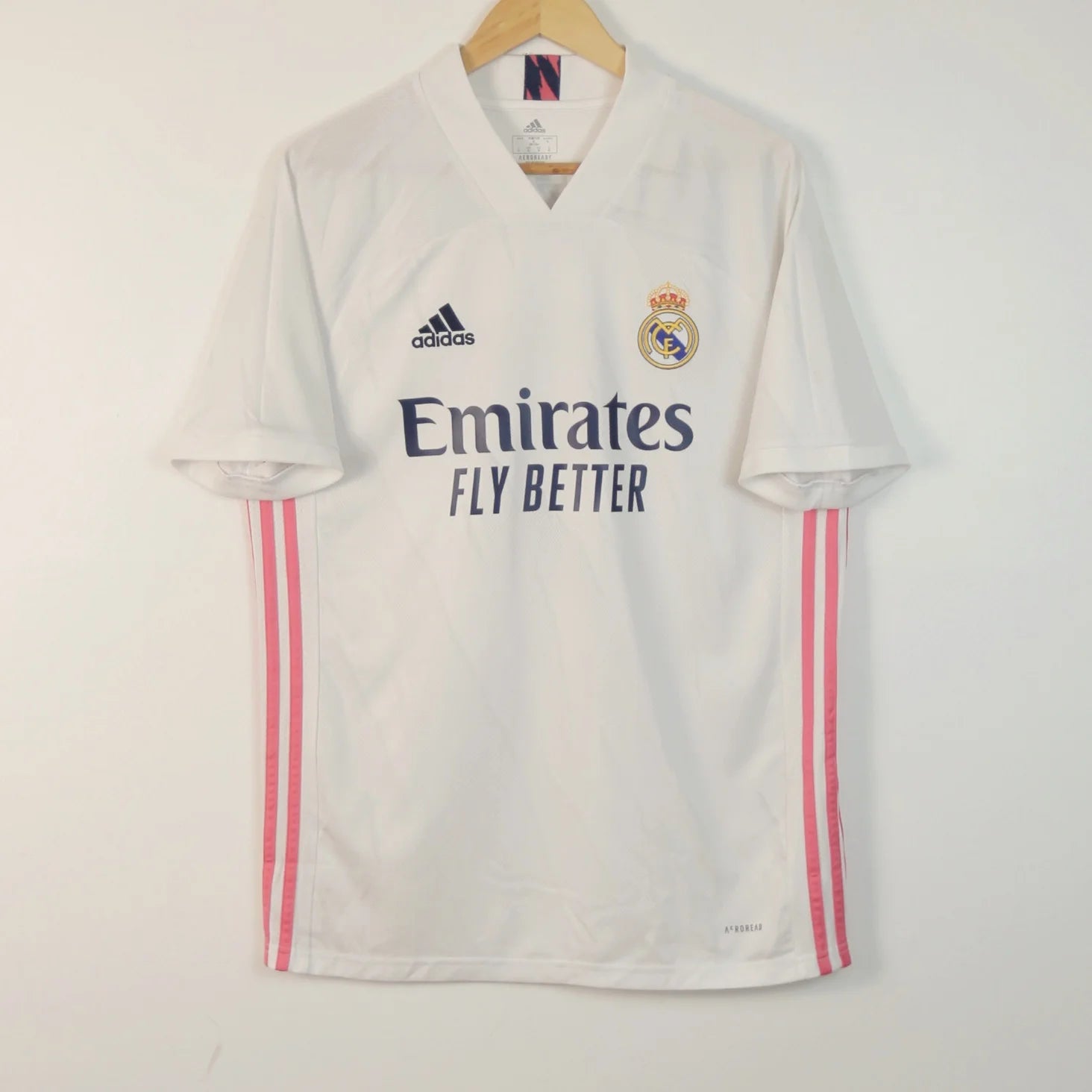 Real Madrid 20/21 Home - Karim Benzema - Size M - Authentic Adidas