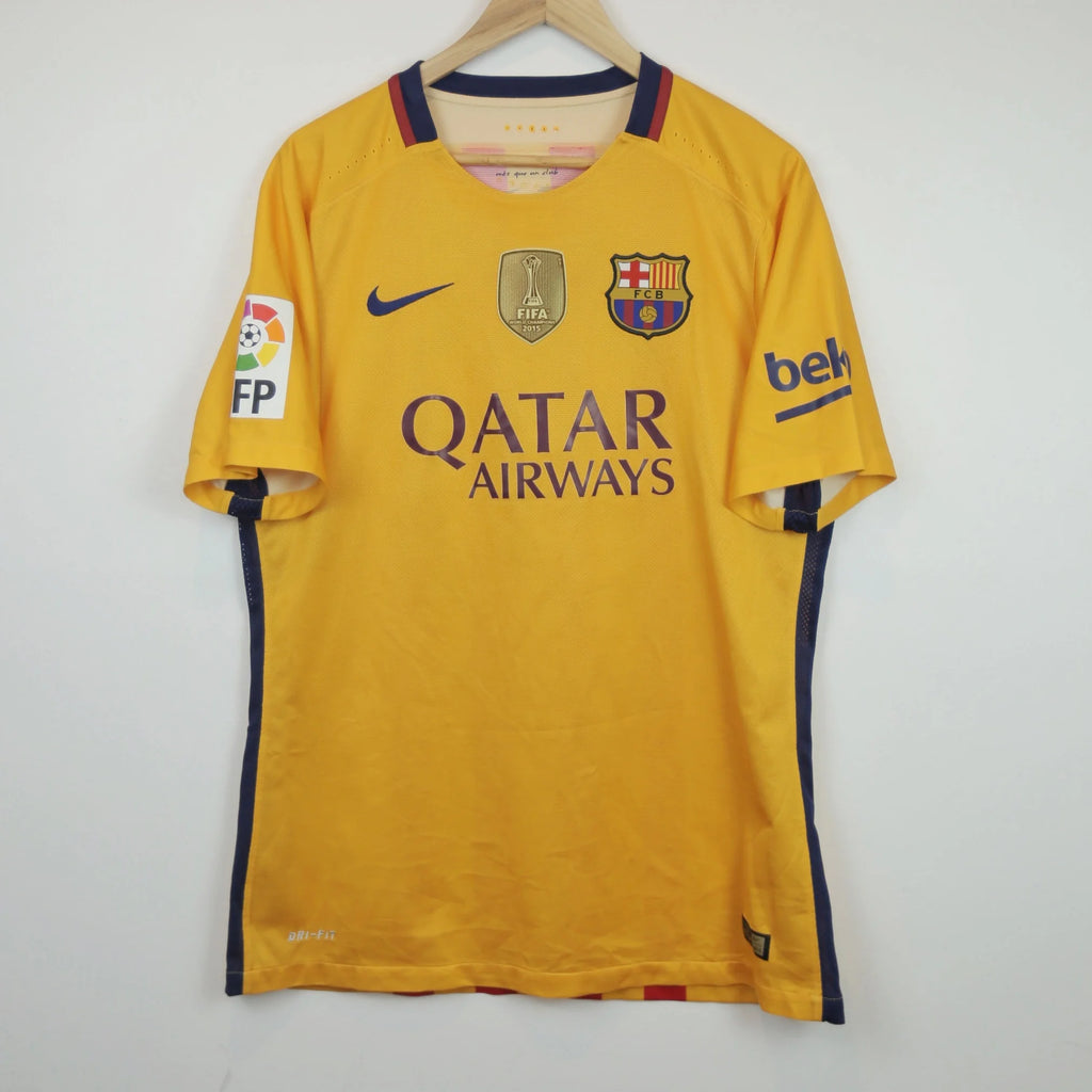Barcelona 15/16 Away - S. Roberto - PI - Size L - Authentic Nike