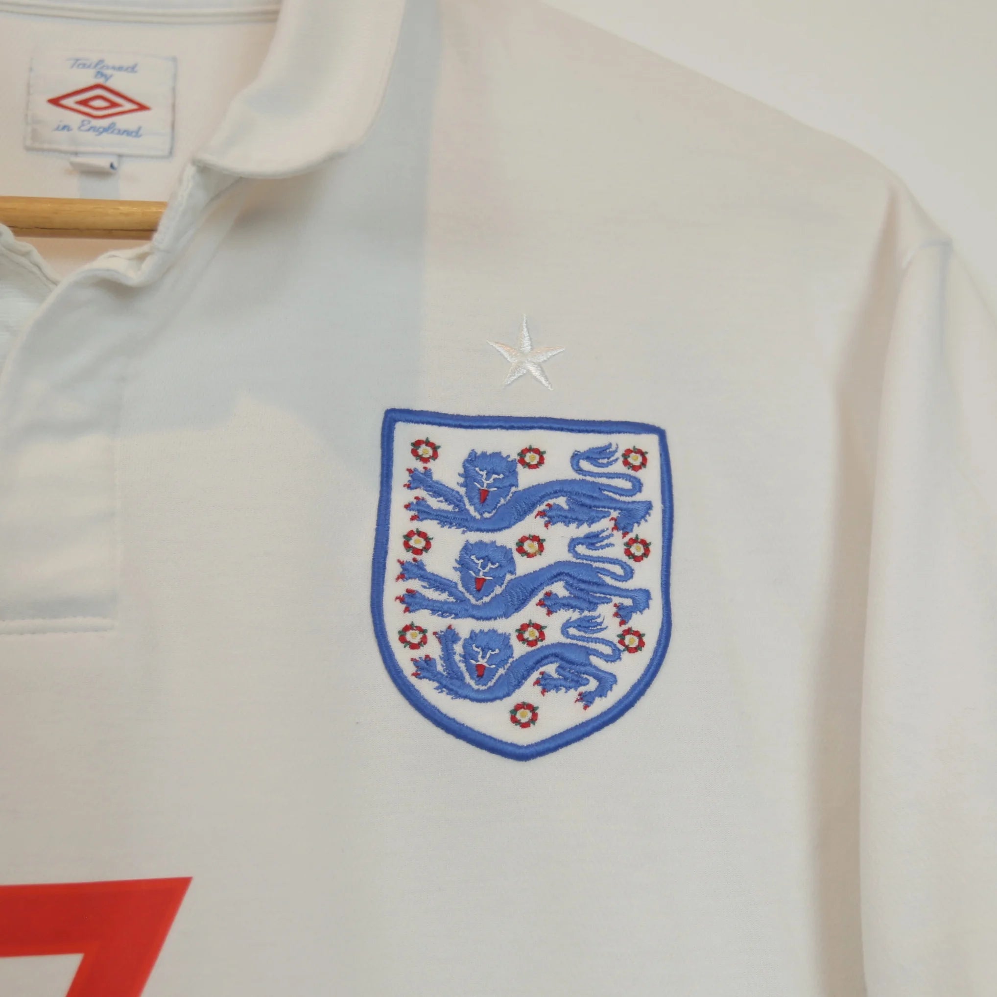England 2010 Home - Beckham - Size XL - Authentic Umbro