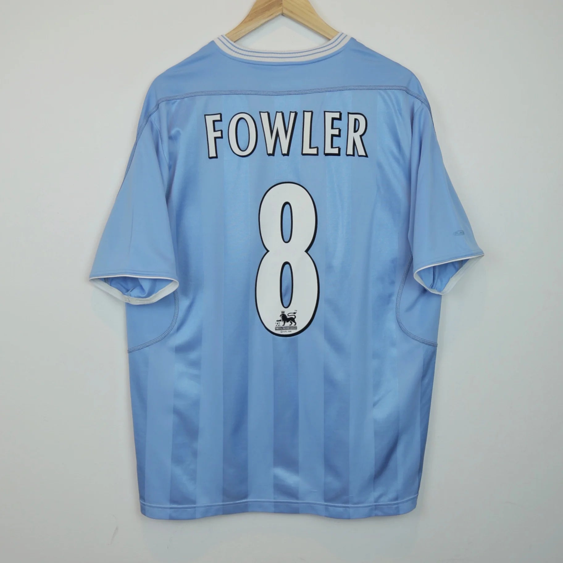 Manchester City 03/04 Home - Fowler - Size M - Authentic Reebok
