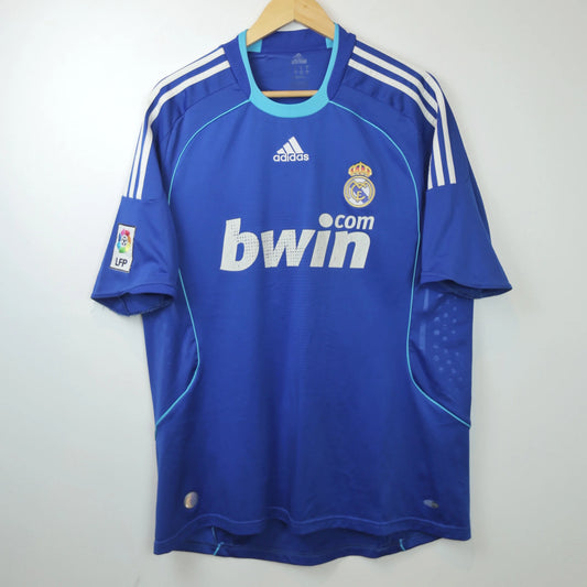 Real Madrid 08/09 Away - van Nisterooy - Size L - Authentic Adidas
