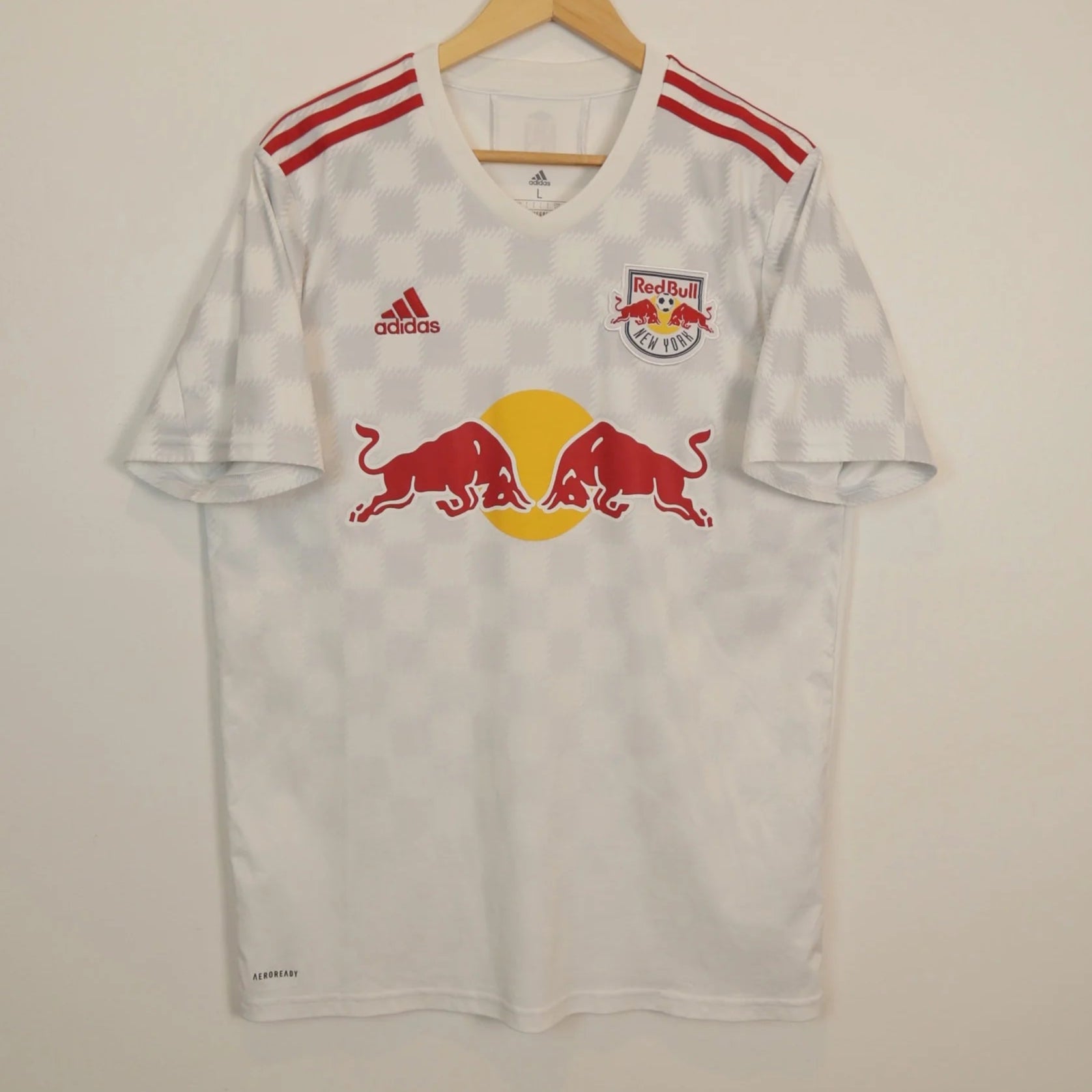 New York Red Bulls 2021 Home - Size L - Authentic Adidas