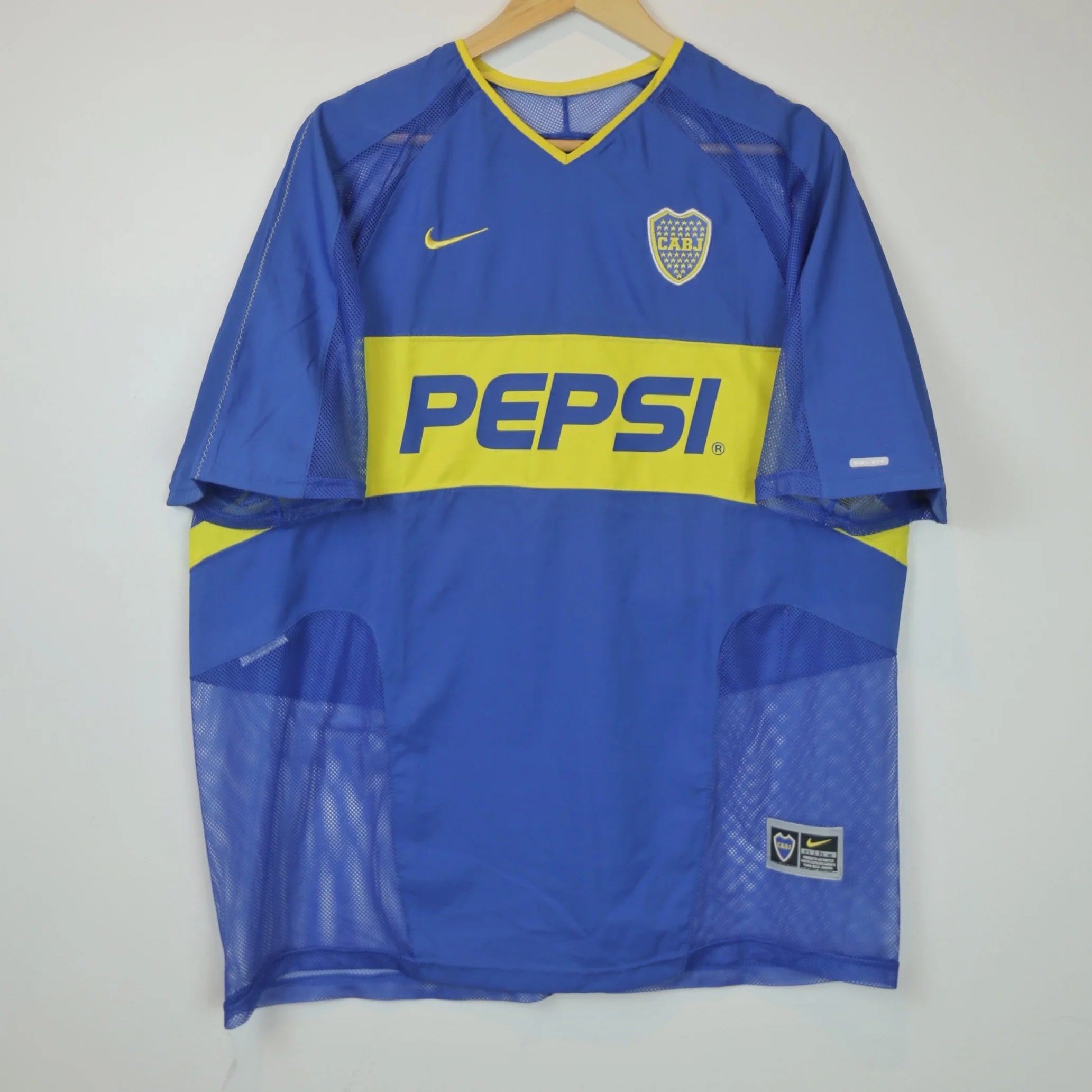 Boca Juniors 03/04 Home - PV - Schelotto - Size XL - Authentic Nike